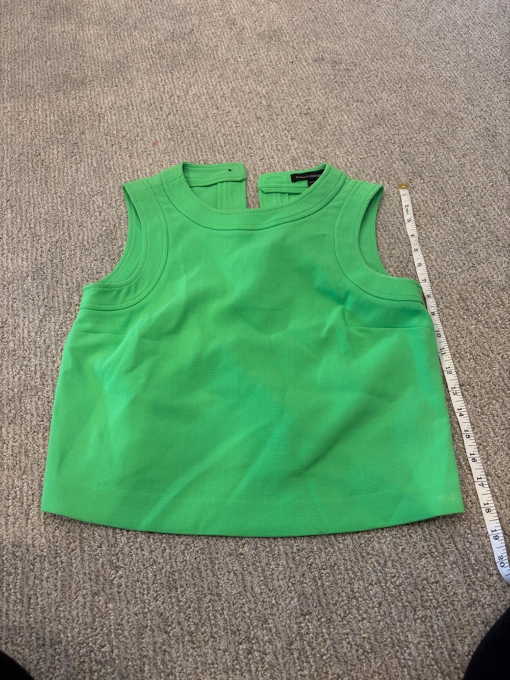 BANANA REPUBLIC Women's Sleeveles Button Back Shell Tank Top Size XS
